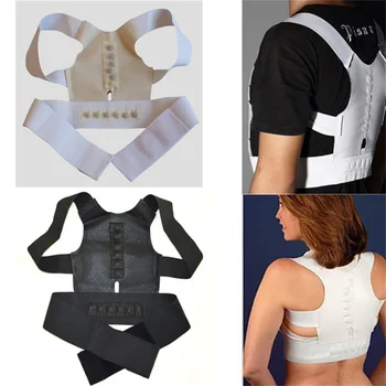 

Adult Magnetic Therapy Spine Support Belt Back Support Posture Correction Corset Shoulder Lumbar Posture Corrector Bandage