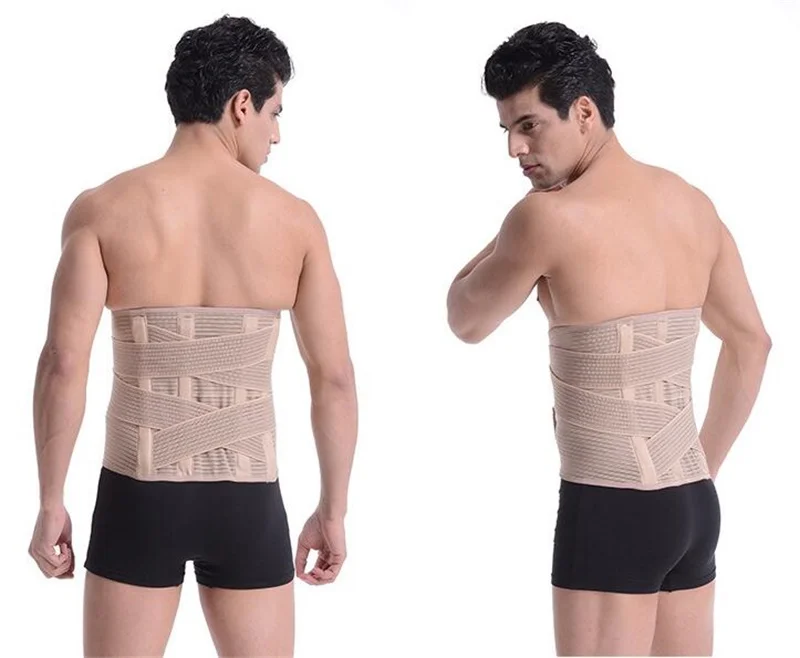 Adjustable Tourmaline Self-heating Magnetic Therapy Waist Belt Lumbar Support Back Waist Support Brace Double Banded aja lumbar (17)