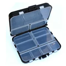 16 Двухсекционный водонепроницаемый рыболовные снасти для рыбалки коробка передач приманка коробка для хранения приманки дорожные аксессуары