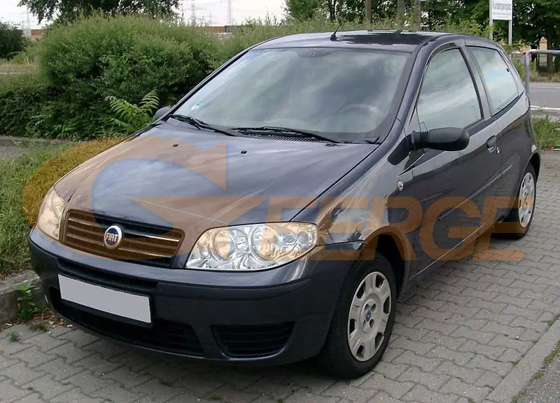 FIAT PUNTO Mk2 2B 2003 2004 2005 2006 headlight ccfl angel eyes(1)