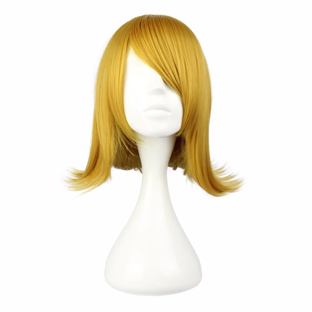

MCOSER Cosplay Women's Short Blonde Synthetic Hair Party Full 100% High Temperature Fiber Free Shipping 243A
