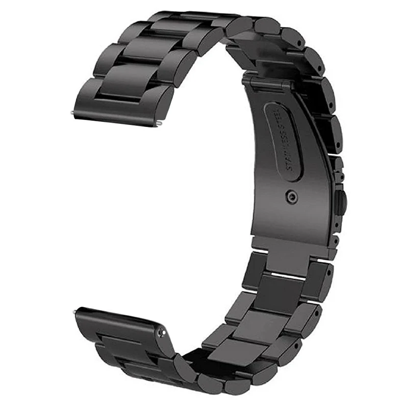 Стальной браслет для Samsung Galaxy Watch 3/41/45 мм/42/46 мм/Active/Gear S3 ремешок Garmin Vivoactive 3/Vivomove HR