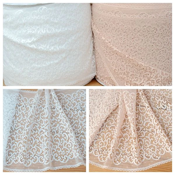 Straightening 1Meter W150cm Pleated Chiffon Organ Fold Lace Fabric