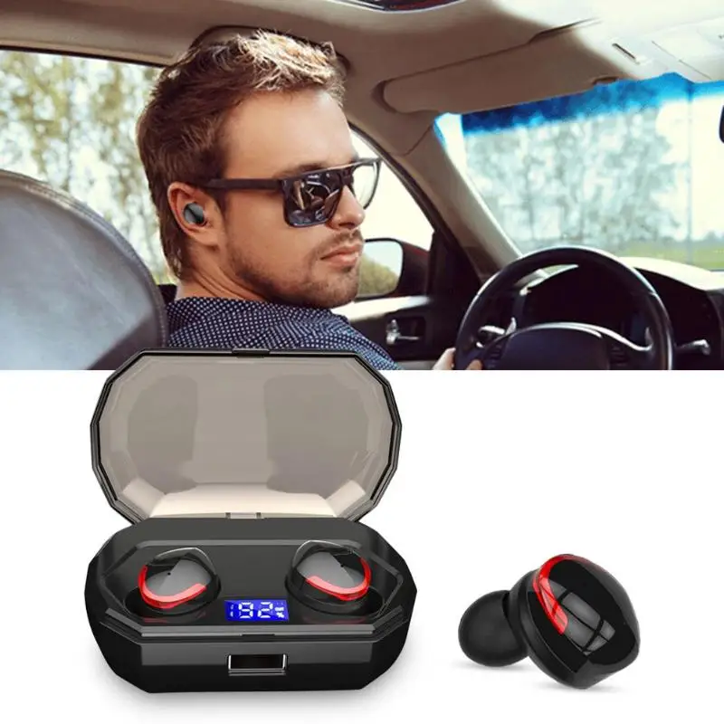 

R10 TWS Bluetooth 5.0 Earphone with Charging Box IPX7 Waterproof Ture Wireless Headset HD Stereo Sound Mini Earbuds for Phones
