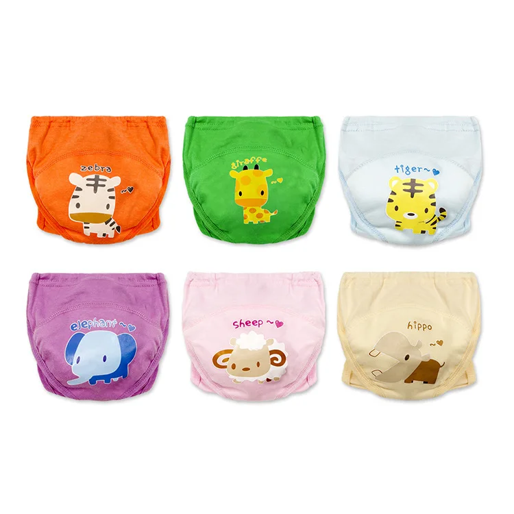 

Children Study Pants Cartoon Baby Originality Urine Separation Training Underpants Flank Leggings Baby Cloth Diaper 118