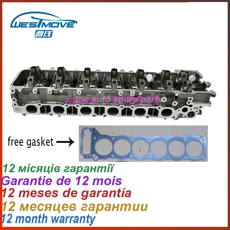 Головка цилиндра для Toyota Landcruiser FZJ80 4477cc 4.5L 6L 24V 92 98 Двигатель: 1FZ FE 11101 69097 69155|cylinder head