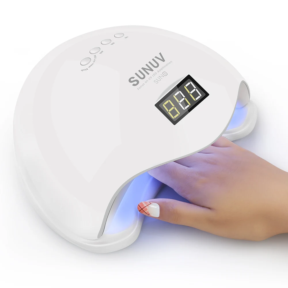 

SUNUV SUN5 48W UVLED Lamp Nail Dryer With Auto Infrared Sensor Curing UV LED Gel Polish Nail Tools Manicure Machine Nail Design