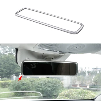 

Chrome plate Stainless Steel Inner Rearview Mirror Frame Trim Cover For Mercedes-Benz E Class W213 2017