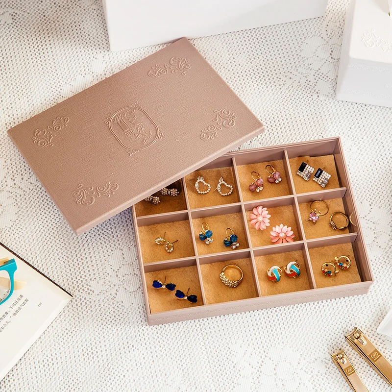 European Style Plastic Jewelry Storage Box Dressing Table Storage Organizer Fashion Jewelry