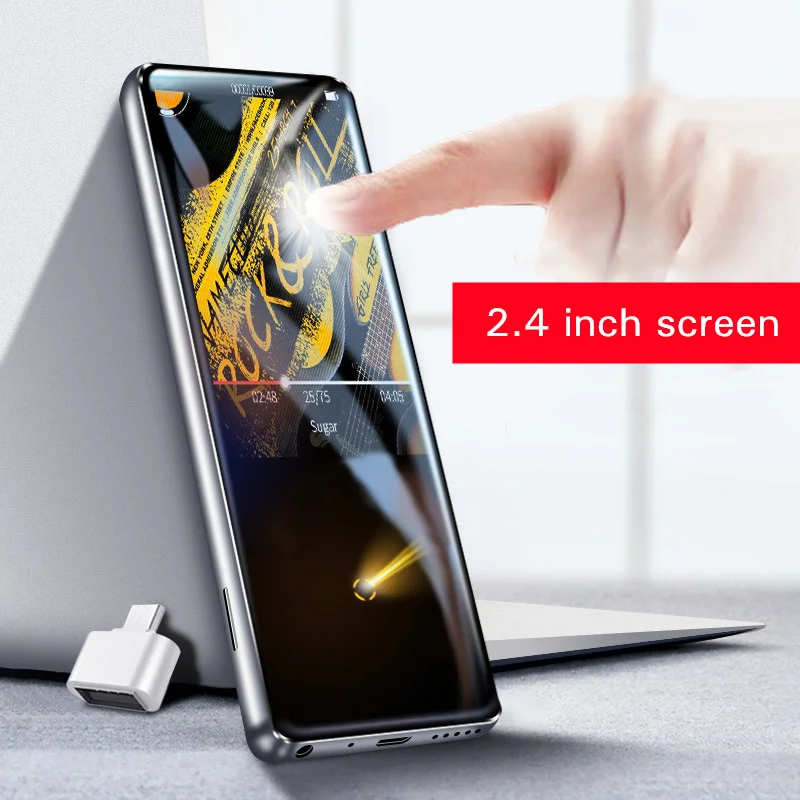 Mahdi M600 MP3 Player bluetooth HiFi 2.4Inch Video player Wireless Portable Sport MP3 8GB Built-in Speaker FM Radio