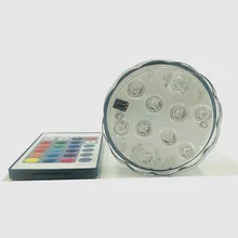 Шт. 1 шт. пульт светодио дный светодиодный свет для кальяна на батарейках Безопасности водостойкий переключатель