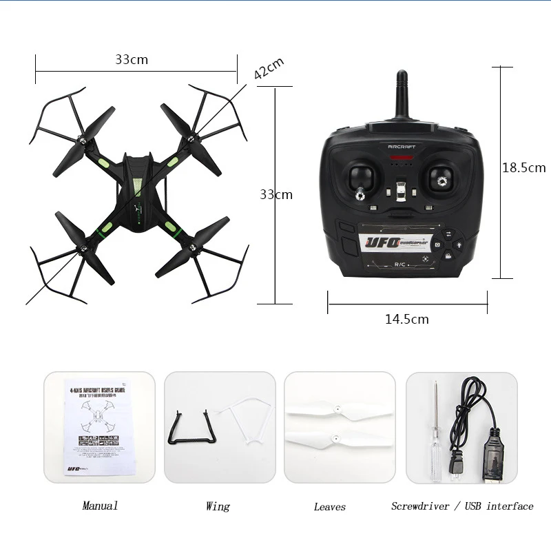 Новый пульт дистанционного управления Вертолет Дрон камера HD 720P wifi FPV БПЛА
