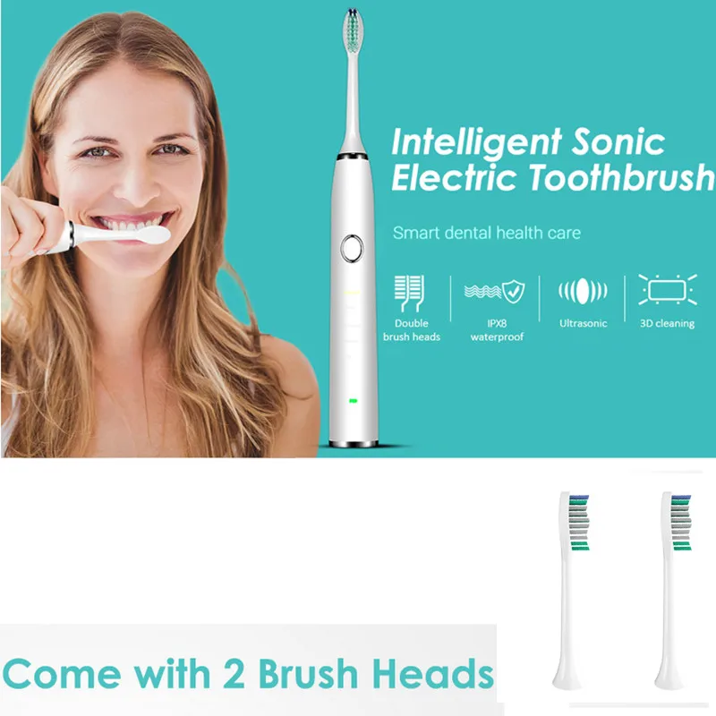 H9 Sonic Electric Toothbrush High Frequency Sonic Vibration IPX8
