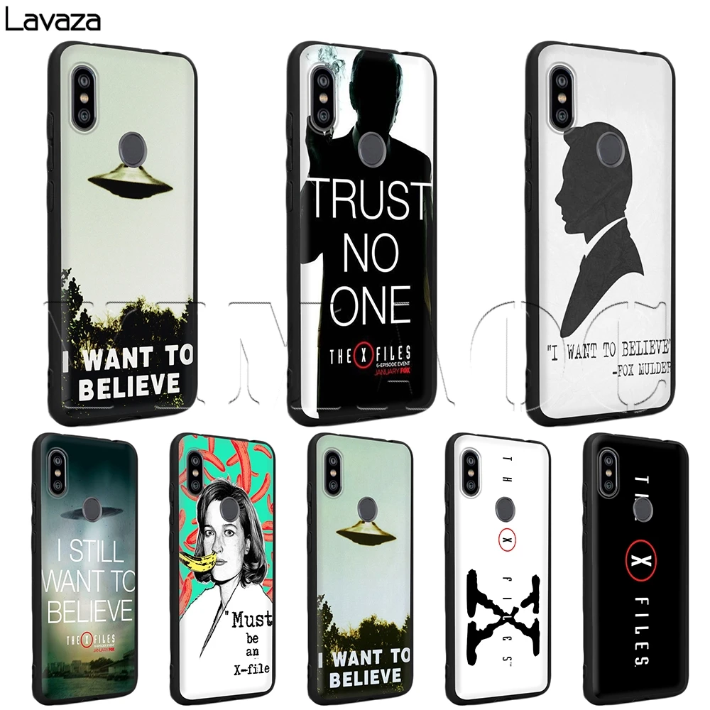 

Lavaza The X Files I want to believe Case for Xiaomi Redmi Note 4A 4X 5 5A 6 6A 7 S2 Pro Go Prime Plus