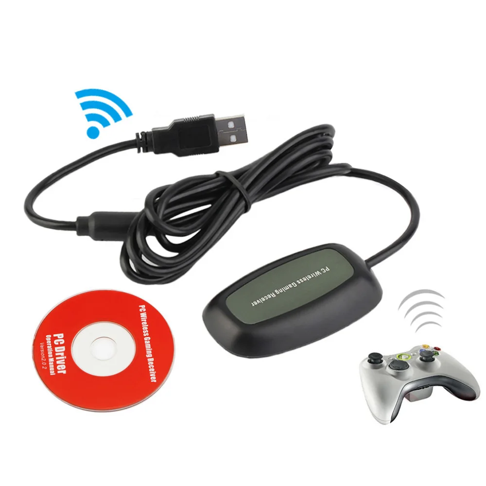 Для Xbox 360 контроллер ПК беспроводной игровой приемник игровой USB ресивер Адаптер для microsoft для Xbox360 беспроводной контроллер