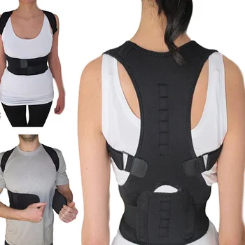 Posture Corrector Comfortable Clavicle Back Support Brace Adjustable Elastic Belt Strap Body Shaper for Health Medical Unisex