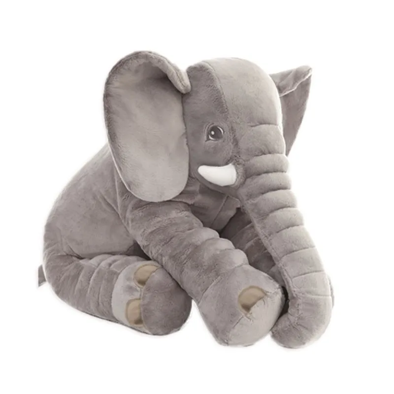 

laburuik 40/60cm Infant Plush Elephant Soft Lovely Elephant Kids Sleeping Baby Toy Elephant Pillow Plush Toys Stuffed Doll