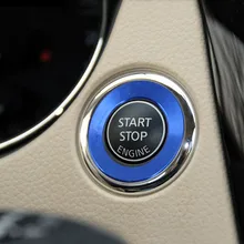 Color My Life Автомобильный ключ зажигания переключатель отверстие круглая крышка Накладка наклейка для Nissan X-trail Rogue T32 Qashqai J11 Murano Teana