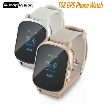 

Wholesale Hot Kids Smart Watch Tracker T58 GSM GPS Tracker Support SIM Card Google Map SOS Safety Call Anti-Lost Monitor