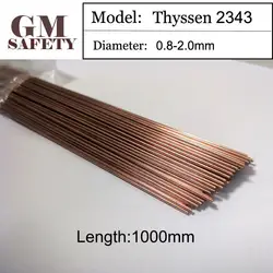 1 KG/Pack GM Тиссен 2343 0,8/1,0/1,2/2,0mm проволока для ручной вольфрамовой сварки пайки для сварщиков T06711