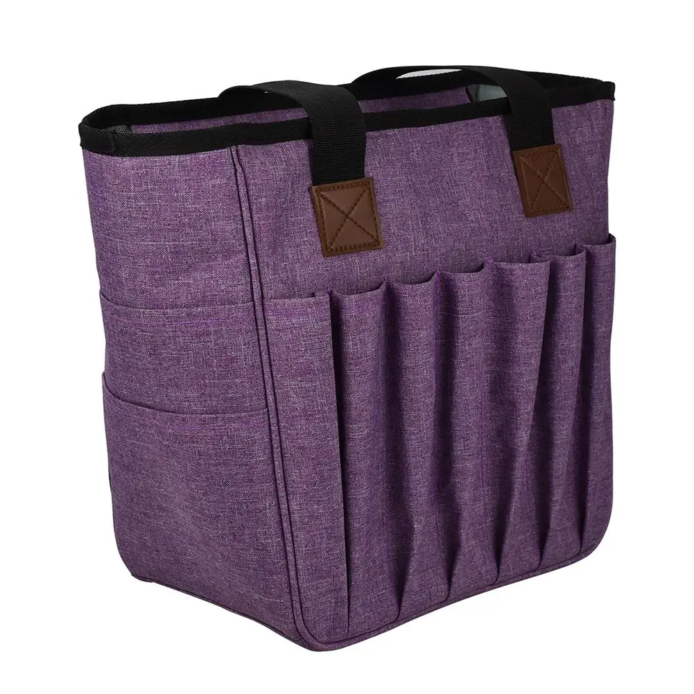 Чехол для переноски для вязания «сделай сам», переносная сумка для хранения вязальной пряжи с несколькими карманами, сумка для вязания спицами
