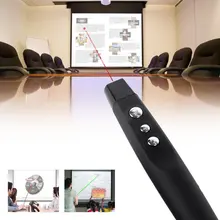 Wireless USB PPT Presenter PowerPoint Remote Control Presentation Pointer Sliver and Black