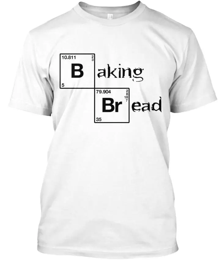 Выпечка хлеб-Премиум Tee T-Shirt100 % хлопок Повседневная | Мужская одежда