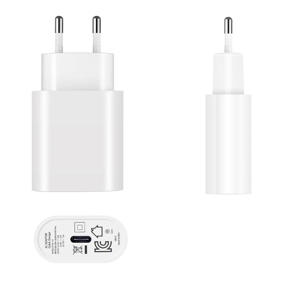 ZMonlinery 18W Type-C Wall fast Charger Power Adapter with Power Delivery for Apple MacBook/iPhone X/New iPad Pro PD Charger ZMonlinery 18W Type-C Wall fast Charger Power Adapter with Power Delivery for Apple MacBook/iPhone X/New iPad Pro PD Charger
