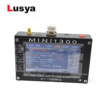 UV+ HF Mini1300 4," сенсорный lcd 0,1-1300 MHz 13.GHz HF/VHF/UHF ANT КСВ Антенный Анализатор метр+ аккумуляторная батарея