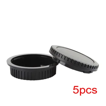 

5pcs Camera Body Cover + Lens Rear Cover Cap For Canon EOS 1300D 1200D 760D 750D 700D 600D 70D 60D 7D 6D 5D II III IV DSLR