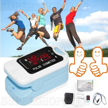 

CMS50M LED Finger Pulse Oximeter,Blood Oxygen Monitor,Sky blue,SPO2,PR Monitor,Promotion