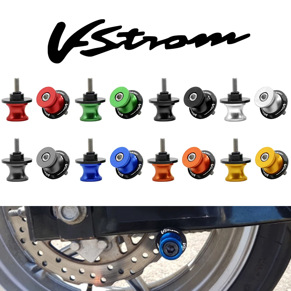 Motorcycle Accessories CNC Aluminum Black Swingarm Spools slider stand screws For SUZUKI DL650 DL1000 V-Strom