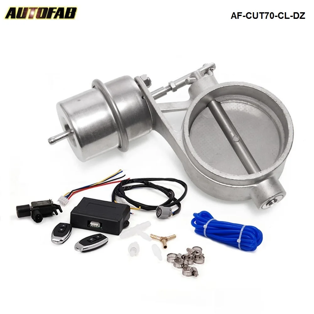 Exhaust Control Valve Set With Vacuum Actuator CUTOUT 70mm