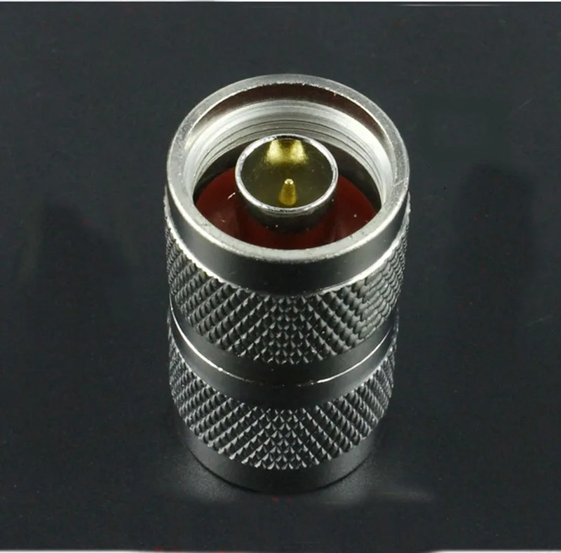 50pcs/lot   N-JJ Double Male Connector 1/2 Feeder Connector Double Pass Connector 50-12