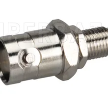 Superbat 5 шт. SMA-BNC радиочастотный адаптер внутренний разъем SMA переборка BNC разъем прямой, никелированный коаксиальный разъем