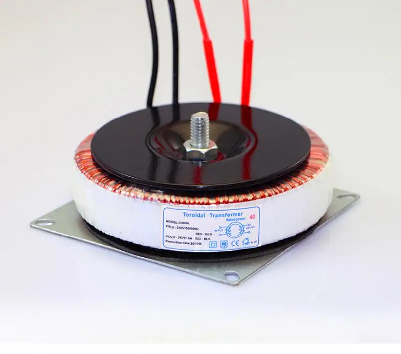 

26V tranformer 40VA oroidal transformer copper custom transformer 230V input 26V 1.53A power transformer