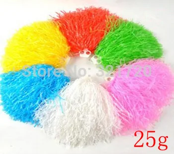 25 جرام الكريات البلاستيكية pe التشجيع ، 10 أجزاء/وحدة ، بوم بوم ، الأحمر ، الأزرق ، الأخضر ، الأبيض ، الأصفر والوردي واللون و مقبض يمكن اختيار