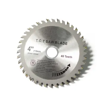 

40 Teeth TCT Circular Saw Blade Wheel Discs TCT Alloy Woodworking Multifunctional Saw Blade For Wood Metal Cutting 110x20MM