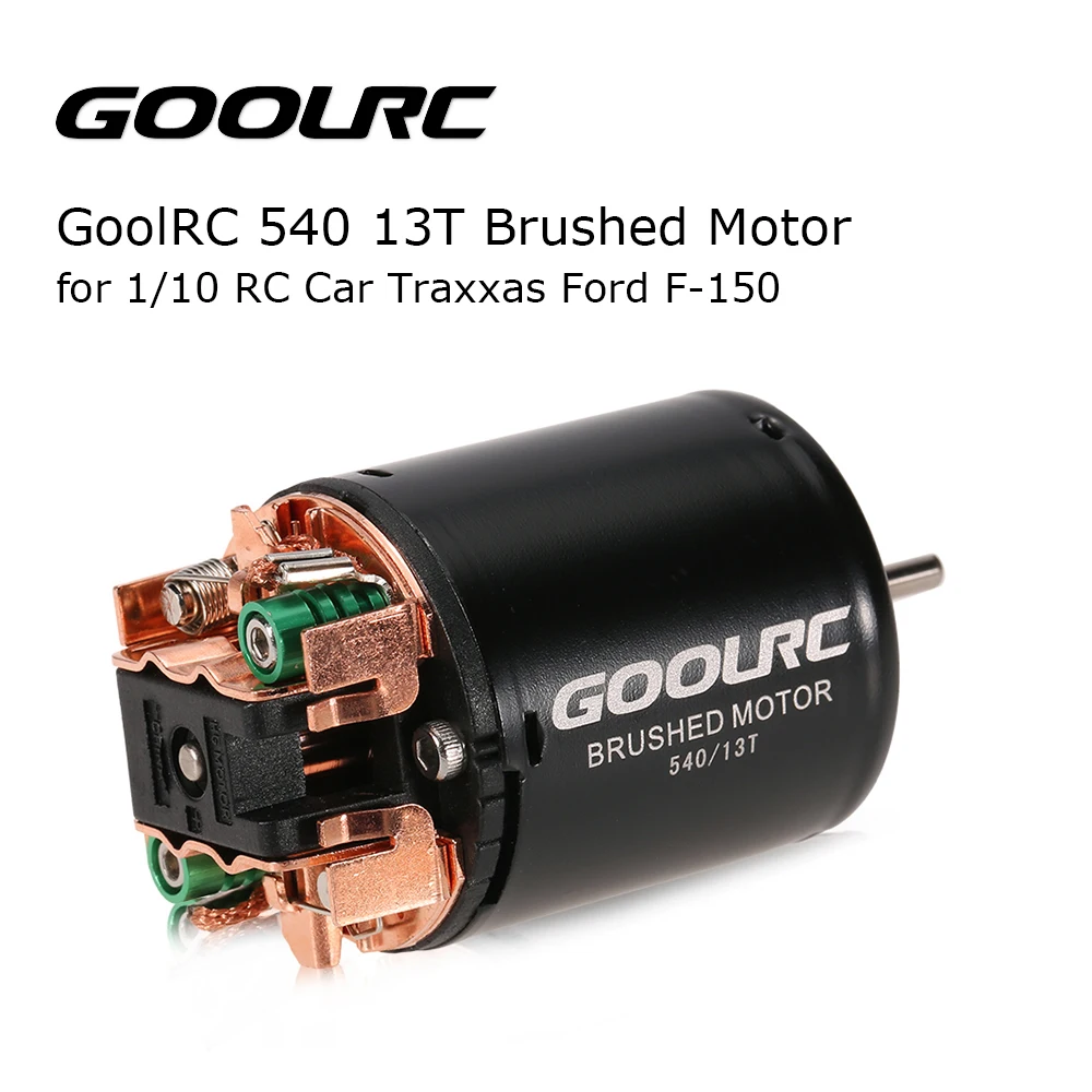 GoolRC 540 13T 17T 21T 23T 27T 35T 45T 55T 80T матовый мотор для радиоуправляемого автомобиля 1/10 Rock Crawler 4WD автомобиль Радиоуправляемый автомобиль запчасти Радиоуправляемый двигатель - Цвет: 13T