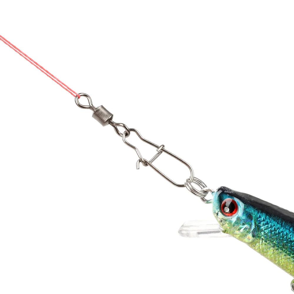 DONQL Swivel Fishing Connector Stainless Steel Hook Fast Rolling Clip Lock Safety Snap Fishhook Lure Accessorie Enhancement Pin DONQL Swivel Fishing Connector Stainless Steel Hook Fast Rolling Clip Lock Safety Snap Fishhook Lure Accessorie Enhancement Pin