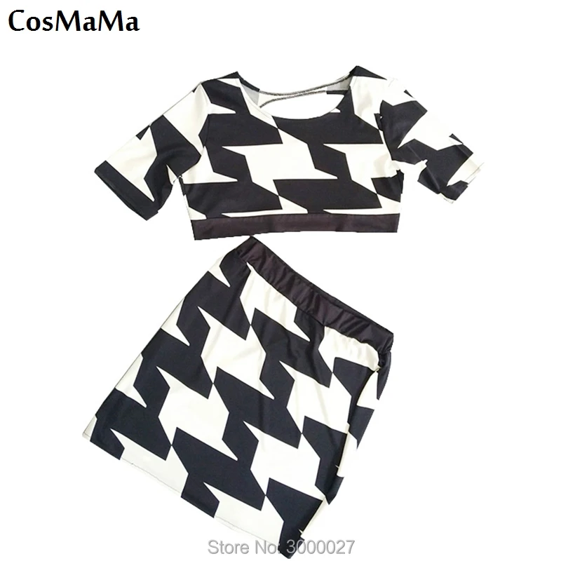 2017 Высококачественная брендовая одежда CosMaMa 2 предмета женское летнее платье с