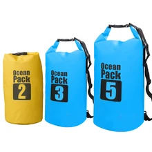 2L 3L 5L Водонепроницаемый сухой мешок водостойкий плавательный мешок для хранения пакет рафтинг Каякинг Кемпинг плавающий парусный Каноэ