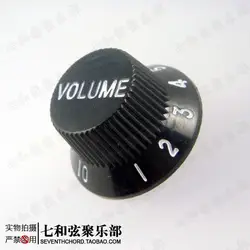 Черный корпус белый слова пластмасс электрогитара регулятор громкости/тембр/потенциометра крышка
