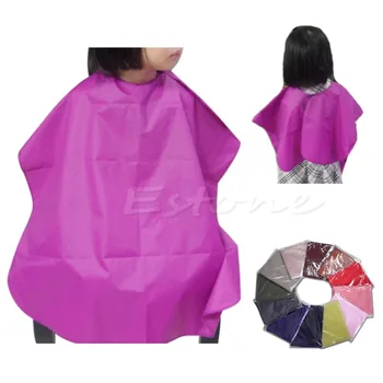

Children Salon Waterproof Hair Cut Hairdressing Barbers Cape Gown Cloth New Hot