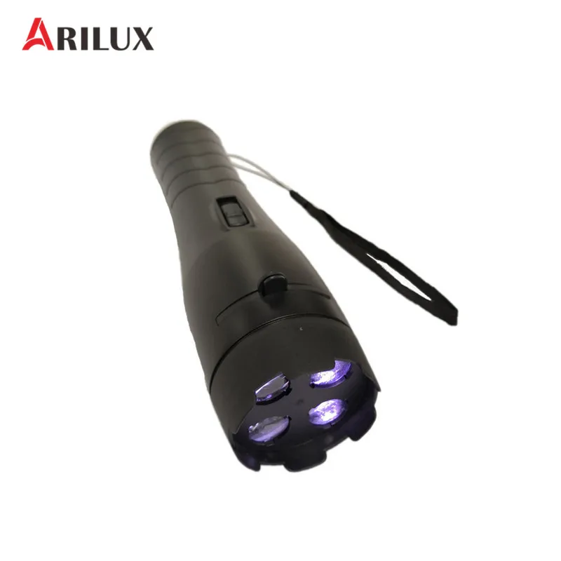 

ARILUX 12 Colorful Patterns 4 LED Rotating Portable Projection Lamp Battery Powered Flashlight Halloween Christmas Night Light