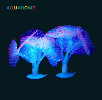 

Aquarium decorations Fluorescent simulation Coral sucker 5 colors Height 10cm