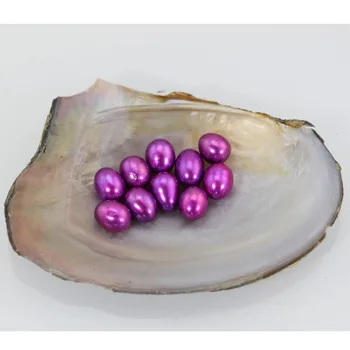 

Wholesale Hot Sale AAA grade Natural Colorful Pearl Circle oval 7-8MM Pearl Loose beads 20pcs/lot party best present LO029