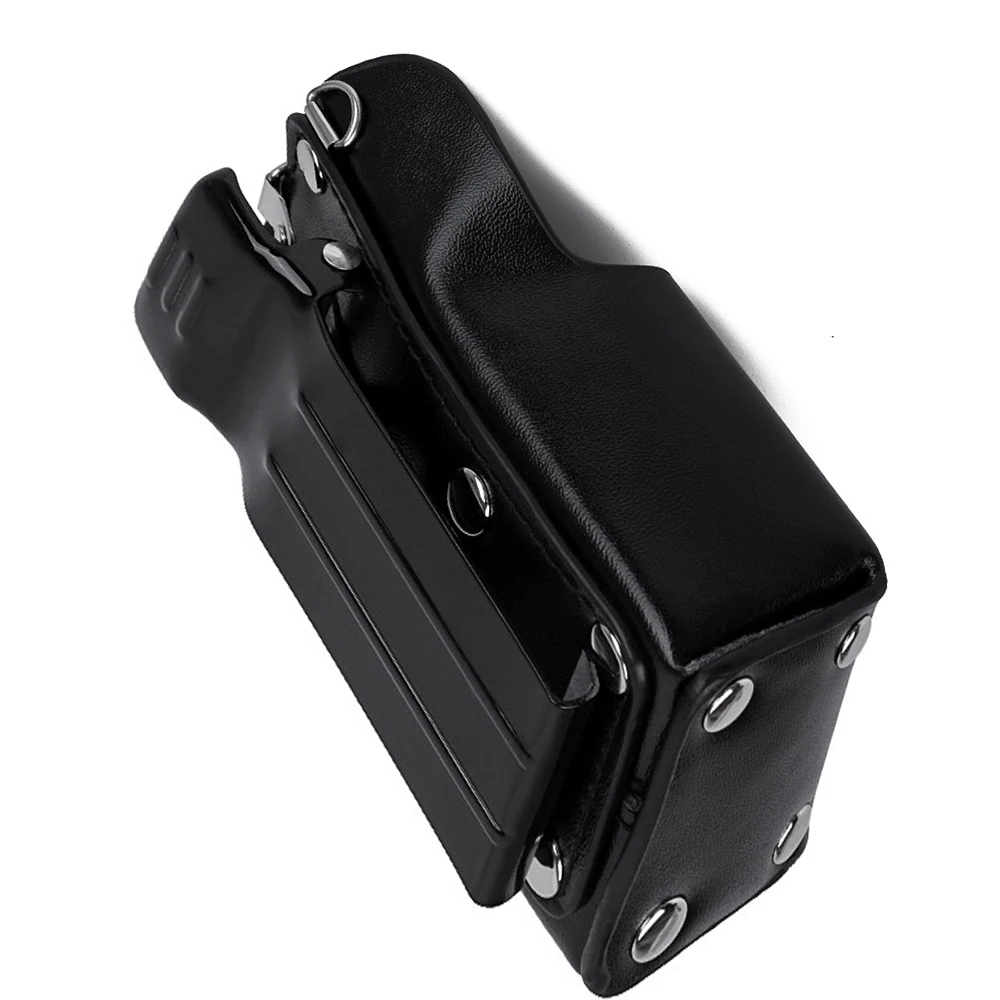 Кожаный чехол держатель для motorola gp328plus gp338plus gp344 gp388 и т. Д. портативная рация|walkie