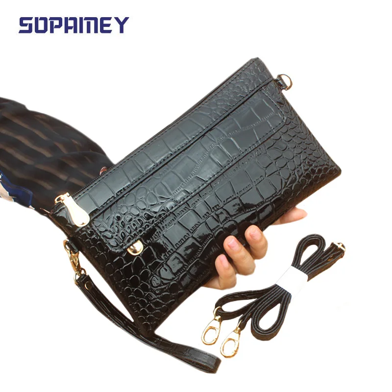 

2017 Crocodile Women Clutch Bags Ladies Small Shoulder Messenger Bags Vintage Purses and Handbags Women Crossbody Party Hand Bag