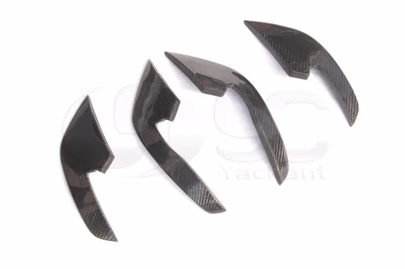 2013-2016 Audi A6 S6 RS6 RS6-Conversion Front Bumper ABT Style Canard CF (4)